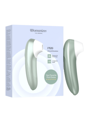 Stimulateur clitoridien sans contact  Pro turquoise 11 intensités – Womanizer